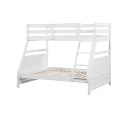 Sloane White Twin/Full Bunk Bed - Ornate Home