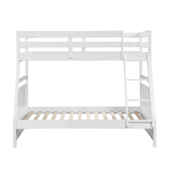 Sloane White Twin/Full Bunk Bed - Ornate Home