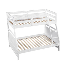 Sloane White Twin/Full Bunk Bed - Ornate Home