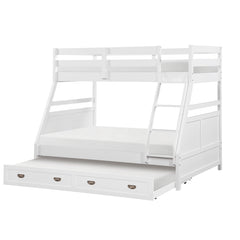 Sloane White Twin/Full Bunk Bed - Ornate Home