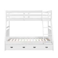 Sloane White Twin/Full Bunk Bed - Ornate Home
