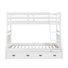 Sloane White Twin/Full Bunk Bed - Ornate Home