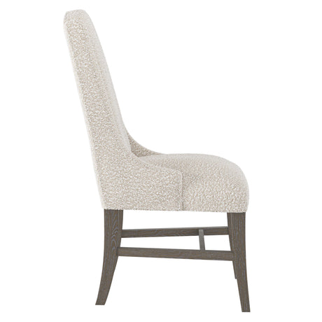 Slope Portobello/Off-White Fabric Side Chair - Ornate Home
