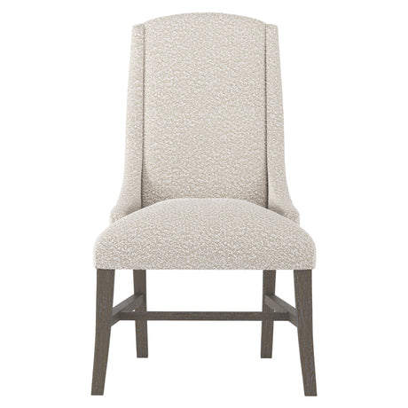 Slope Portobello/Off-White Fabric Side Chair - Ornate Home