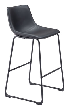 Smart Black Barstool (Set of 2) - Ornate Home