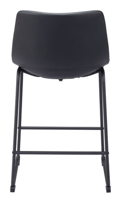 Smart Black Counter Stool (Set of 2) - Ornate Home
