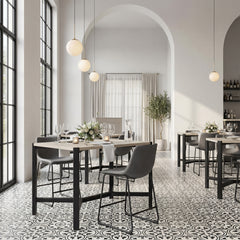 Smart Charcoal Counter Stool (Set of 2) - Ornate Home