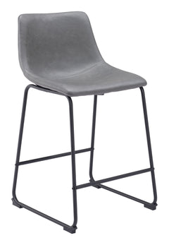 Smart Charcoal Counter Stool (Set of 2) - Ornate Home