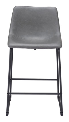 Smart Charcoal Counter Stool (Set of 2) - Ornate Home