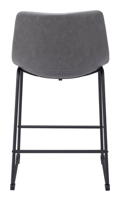 Smart Charcoal Counter Stool (Set of 2) - Ornate Home