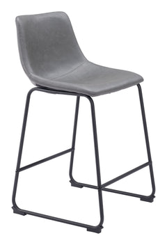 Smart Charcoal Counter Stool (Set of 2) - Ornate Home