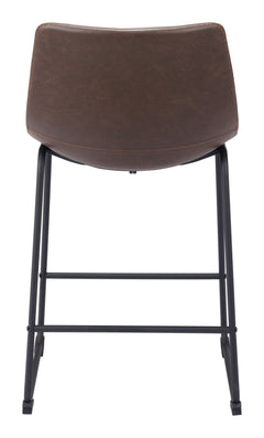 Smart Vintage Espresso Counter Stool (Set of 2) - Ornate Home