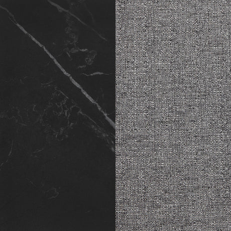 Smith Black 7-piece Rectangular Ceramic Top Dining Table Set - Ornate Home