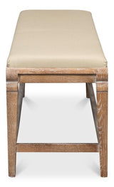 Smith Building Beige Parlor Bench - Ornate Home