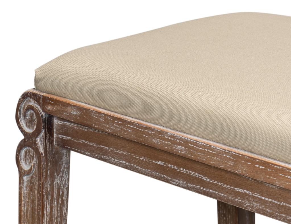 Smith Building Beige Parlor Bench - Ornate Home
