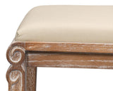 Smith Building Beige Parlor Bench - Ornate Home