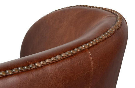 Smithfield Brown Wing Chair - Ornate Home