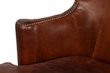 Smithfield Brown Wing Chair - Ornate Home