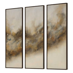 Smoke Break Multicolor Hand Painted Modern Art (Set of 3) - Ornate Home