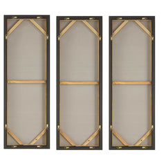 Smoke Break Multicolor Hand Painted Modern Art (Set of 3) - Ornate Home