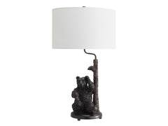 Smokey Pines Brown/Black Table Lamp - Ornate Home