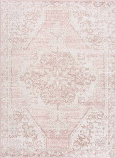 Snead Pink Floral Rug - Ornate Home