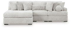 Snodoodle Arctic 3-Piece LAF Modular Sofa Chaise - Ornate Home
