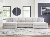 Snodoodle Arctic 4-Piece Modular Sectional with Double Chaise - Ornate Home