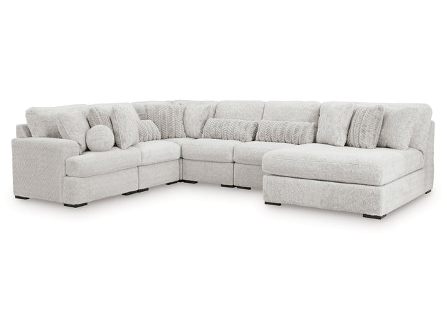 Snodoodle Arctic 6-Piece RAF Modular Sectional with Chaise - Ornate Home