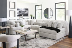 Snodoodle Arctic 6-Piece RAF Modular Sectional with Chaise - Ornate Home