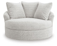 Snodoodle Arctic Oversized Swivel Accent Chair - Ornate Home