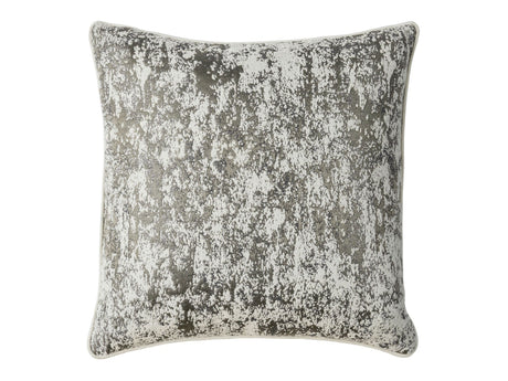 Snow Silver/Gray Pillow (Set of 2) - Ornate Home
