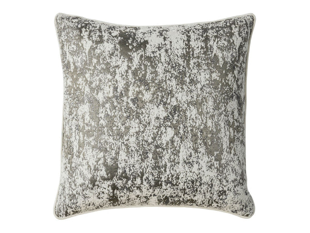 Snow Silver/Gray Pillow (Set of 2) - Ornate Home