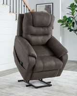 Snowfield Gunmetal Power Lift Recliner (Online Special Price) - Ornate Home