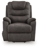 Snowfield Gunmetal Power Lift Recliner (Online Special Price) - Ornate Home
