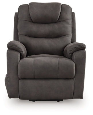 Snowfield Gunmetal Power Lift Recliner (Online Special Price) - Ornate Home