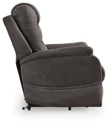 Snowfield Gunmetal Power Lift Recliner (Online Special Price) - Ornate Home
