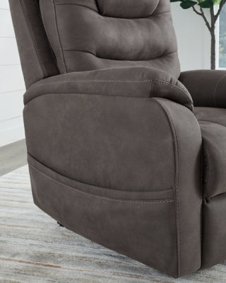 Snowfield Gunmetal Power Lift Recliner (Online Special Price) - Ornate Home