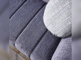 Snowy Anthracite 3-pieces (Sofa & Loveseat & Swivel Chair) Living Room Set