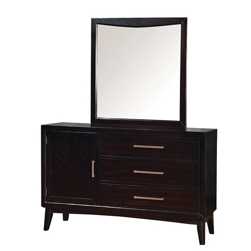 Snyder Espresso Mirror - Ornate Home