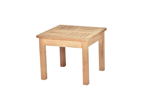 SoHo 7-piece Teak Canvas Outdoor Sectional Deep Seating Set with Sunbrella® Cushion - Ornate Home