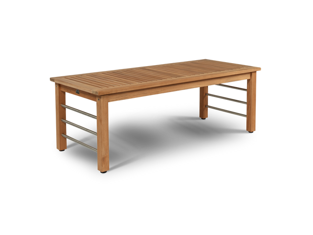 SoHo Rectangular Teak Outdoor Coffee Table - Ornate Home