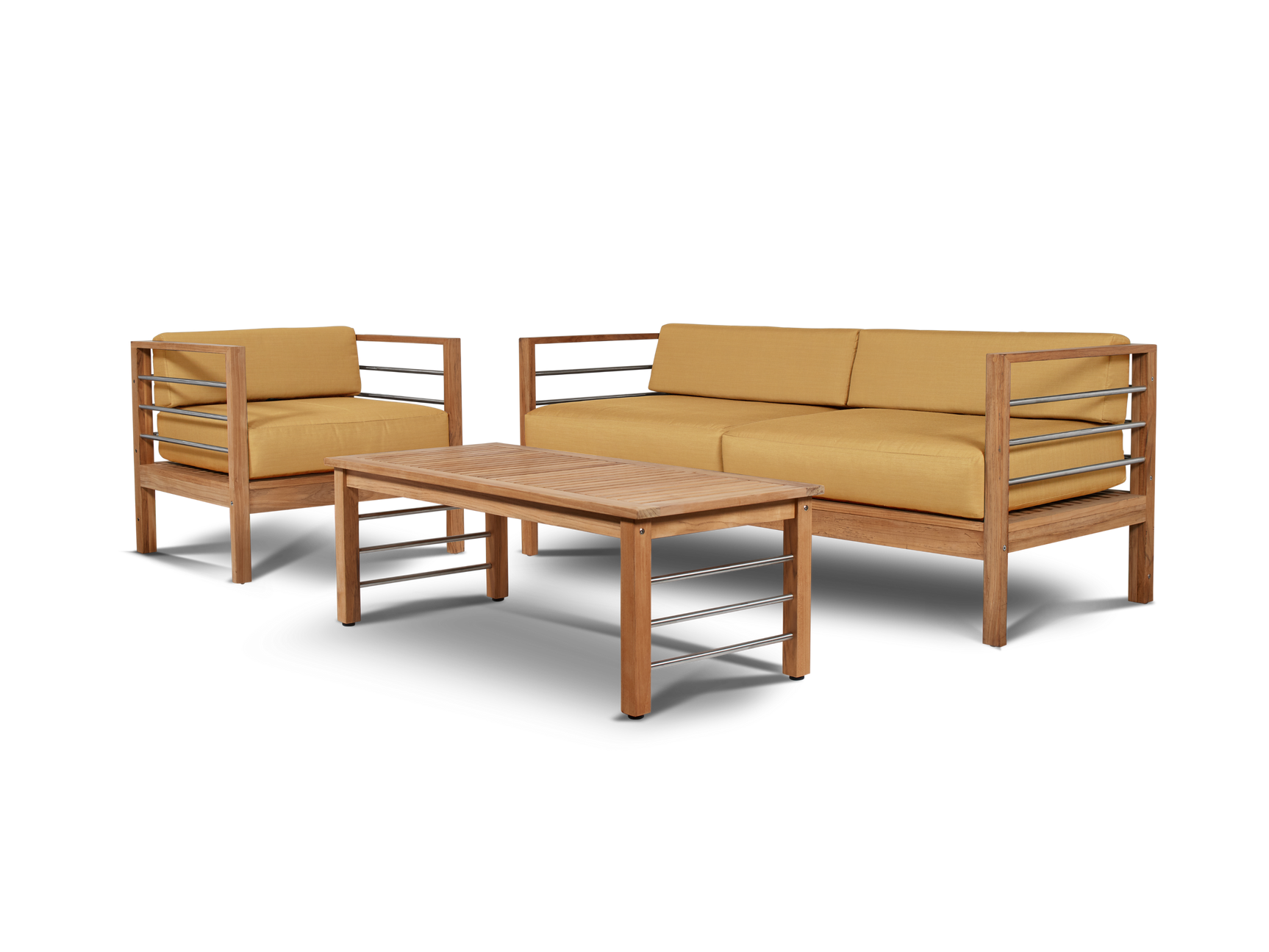 SoHo Rectangular Teak Outdoor Coffee Table - Ornate Home