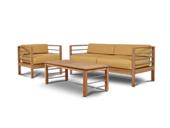 SoHo Rectangular Teak Outdoor Coffee Table - Ornate Home