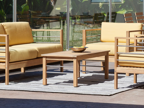 SoHo Rectangular Teak Outdoor Coffee Table - Ornate Home