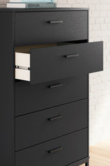 Socalle Black Chest of Drawers (Online Special Price) - Ornate Home