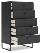 Socalle Black Chest of Drawers (Online Special Price) - Ornate Home