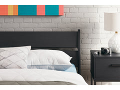 Socalle Black Full Panel Headboard - Ornate Home