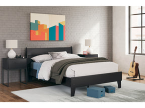 Socalle Black Full Panel Platform Bed (Online Special Price) - Ornate Home