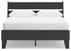 Socalle Black Full Panel Platform Youth Bed - Ornate Home